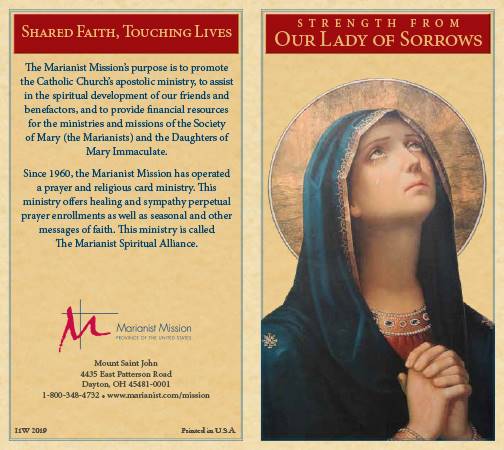 Strength from Our Lady of Sorrow