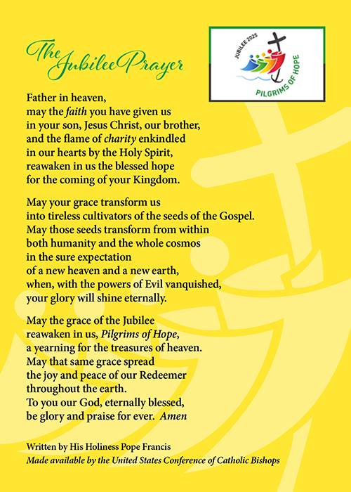 The Jubilee Prayer