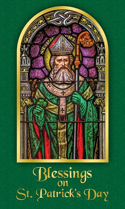 Blessings on St. Patrick's Day prayer card