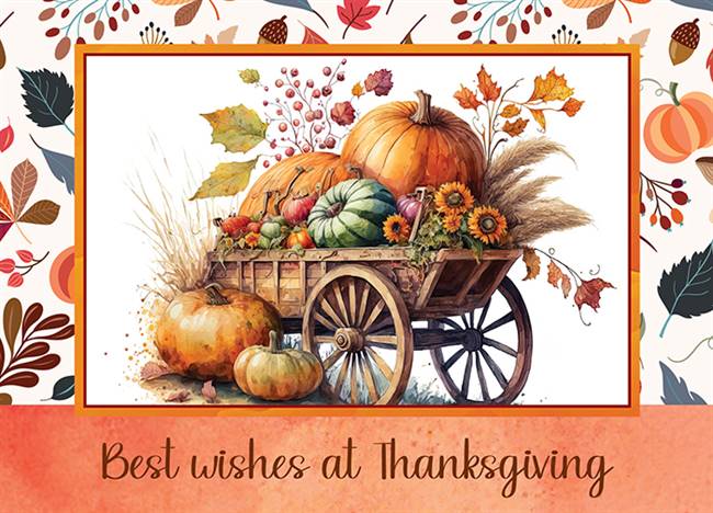 Best Wishes at Thanksgiving