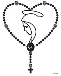 Rosary cling
