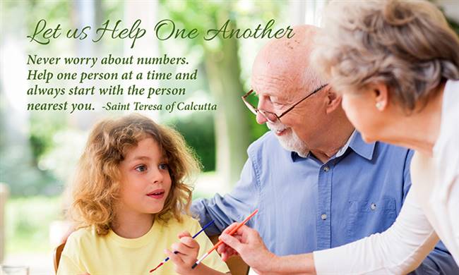 Let Us Help One Another